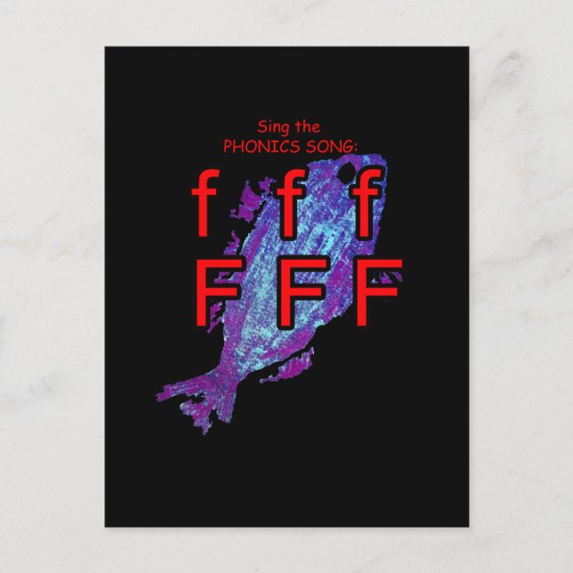 phonics postcard or flashcard (Front)