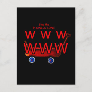 phonics postcard or flashcard