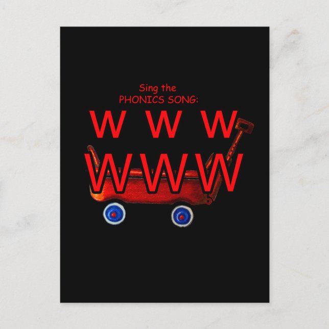 phonics postcard or flashcard (Front)