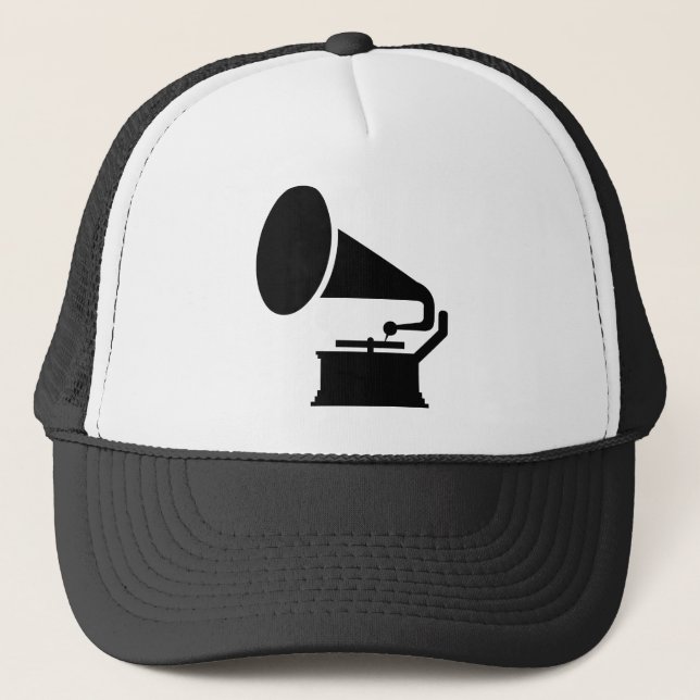 Phonograph - Black Trucker Hat (Front)