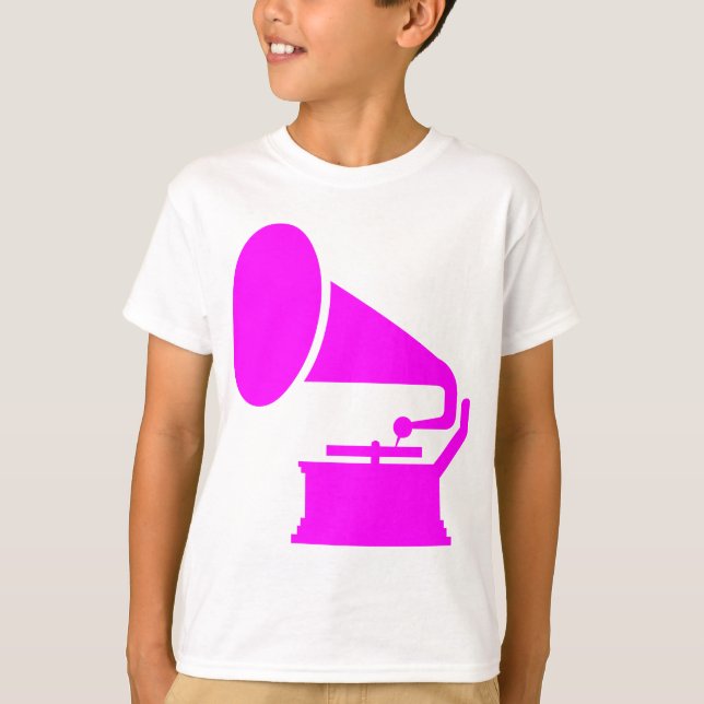 Phonograph - Magenta T-Shirt (Front)