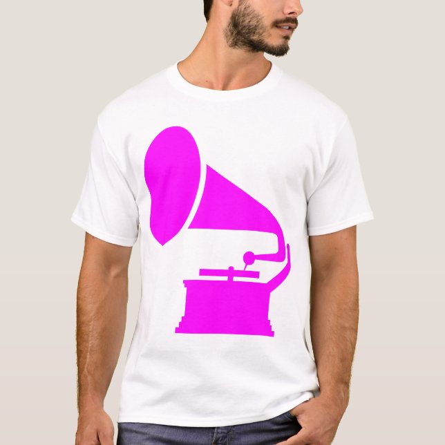 Phonograph - Magenta T-Shirt (Front)