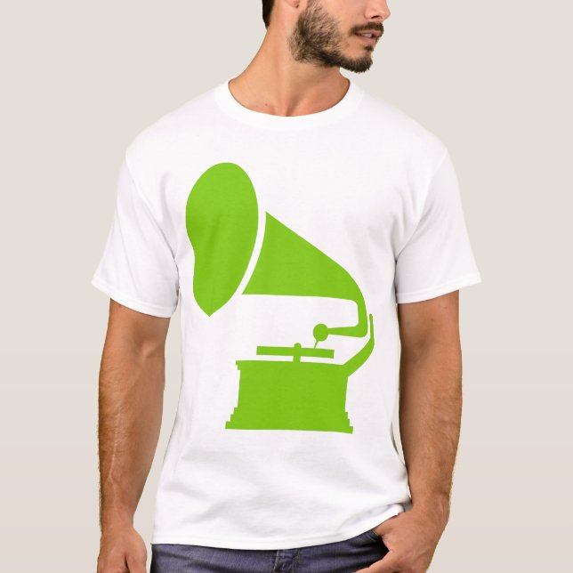 Phonograph - Martian Green T-Shirt (Front)