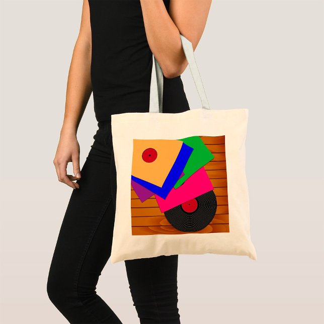 Phonograph Records Tote Bag (Creator Uploaded)