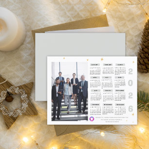 Photo 2026 Calendar Corporate  Business Company  Holiday Postcard