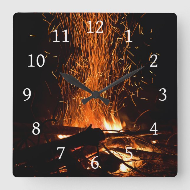 Photo 30 square wall clock (Front)