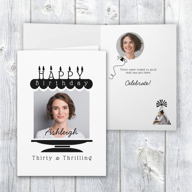 Photo 30th Birthday Card (Creator Uploaded)