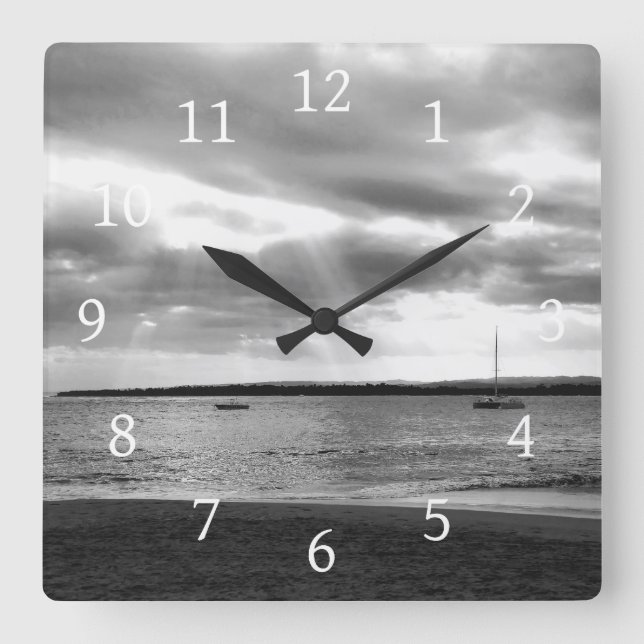 Photo 46 square wall clock (Front)