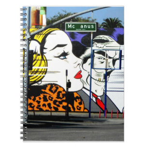 Photo 8 Graffiti Spiral Notebook
