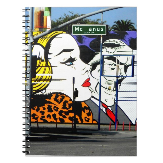 Photo 8 Graffiti Spiral Notebook (Front)