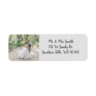 Photo Address Label