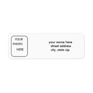 Photo Address Label