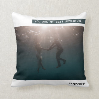 Photo Adventure Anniversary Cushion