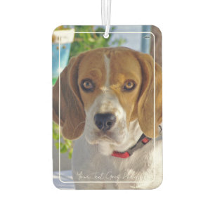 Photo Air Freshener with Text - HAMbyWG
