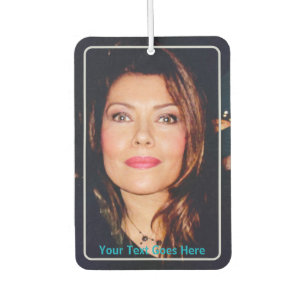 Photo Air Freshener with Text  - HAMbyWG