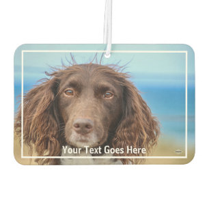 Photo Air Freshener with Text  - HAMbyWG