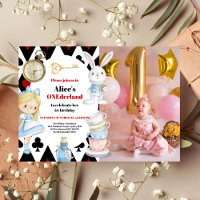 Photo Alice in Wonderland 1st Birthday Onederland 