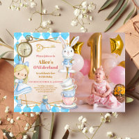 Photo Alice in Wonderland 1st Birthday Onederland