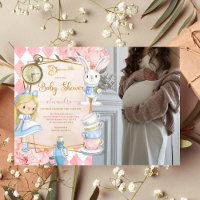 Photo Alice in Wonderland Baby Shower