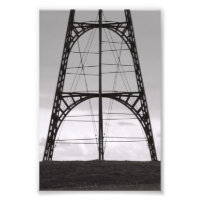 Photo Alphabet Letter A3 4x6 Black and White