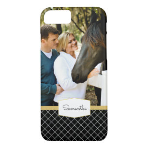 Photo and Black Accents Personalised Case-Mate iPhone Case