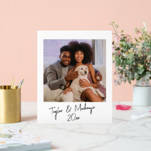 Photo and Handwritten Text Template Personalised Acrylic Sign