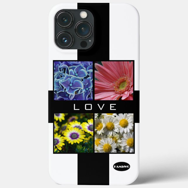 Photo and Monogram Cell Phone Case HAMbyWG (Back)