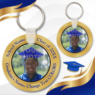 Photo and Personalised Graduation Party Favours Key Ring