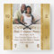 Photo and Personalised Wall Clock Wedding Gift, 
