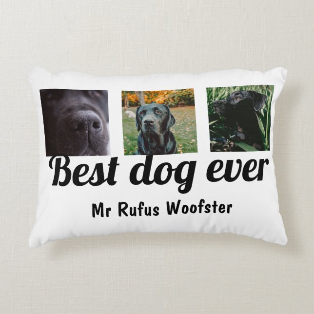 Photo and Text Custom Personalised Decorative Cushion (Front)