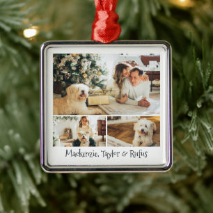 Photo and Text Custom Personalized Metal Tree Decoration
