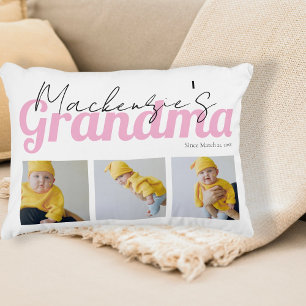 Photo and Text Grandma Custom Personalised Decorative Cushion