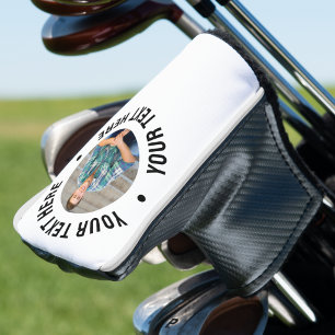 Photo And Text Personalised Golf Head Cover