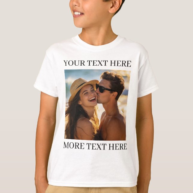 Photo and Text T-Shirt (Front)