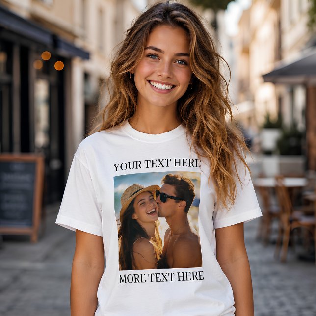 Photo and Text T-Shirt (Creator Uploaded)