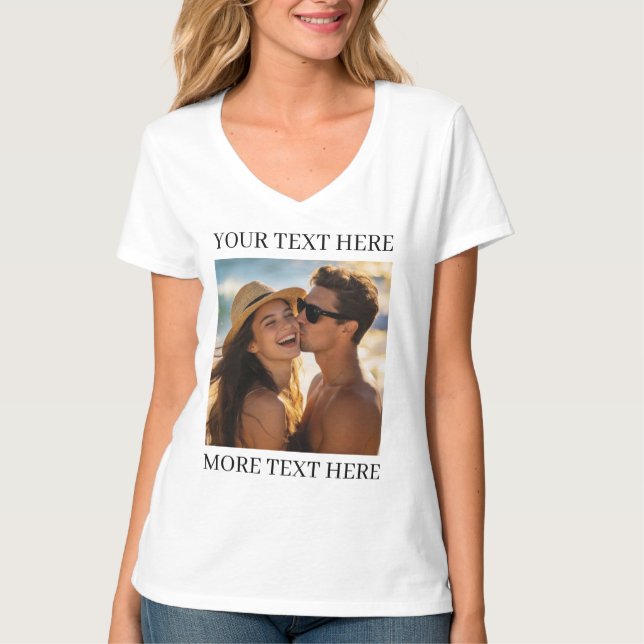 Photo and Text T-Shirt (Front)