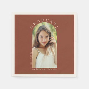 Photo Arch Graduation Party Napkin