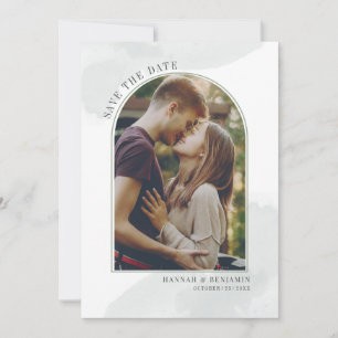 Photo Arch Modern Typography Save the Date