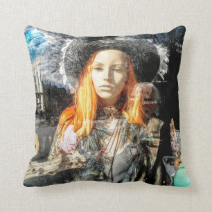  Photo Art The Guardian Angel Throw Pillow