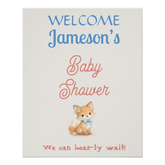 Photo Backdrop Family Gathering Keepsake | Elegant Poster (Front)