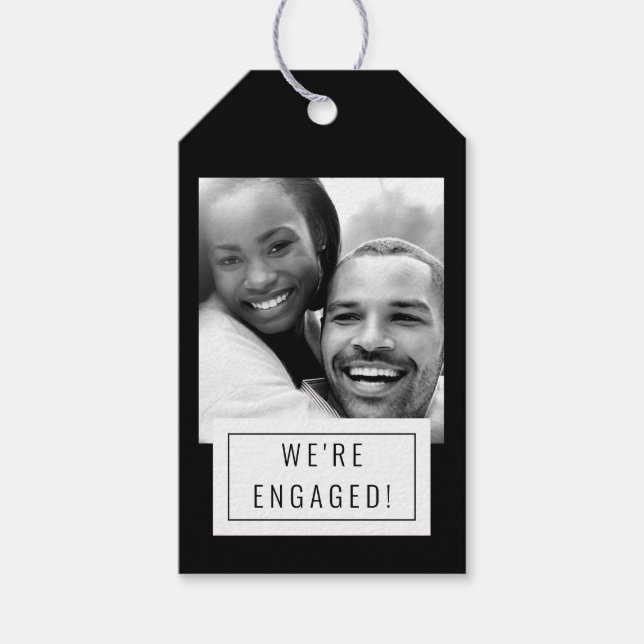 Photo Badge | Engagement Annoucement | Tag | B (Front)