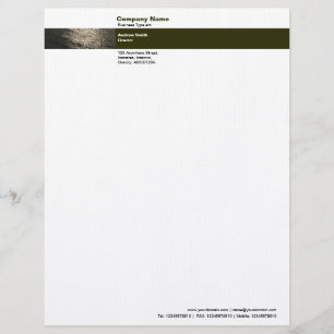 Photo Band - Sun on Water Customized Letterhead