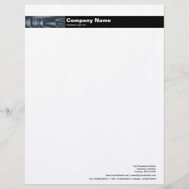 Photo Band v2 - Abstract Glass Letterhead Design (Front)