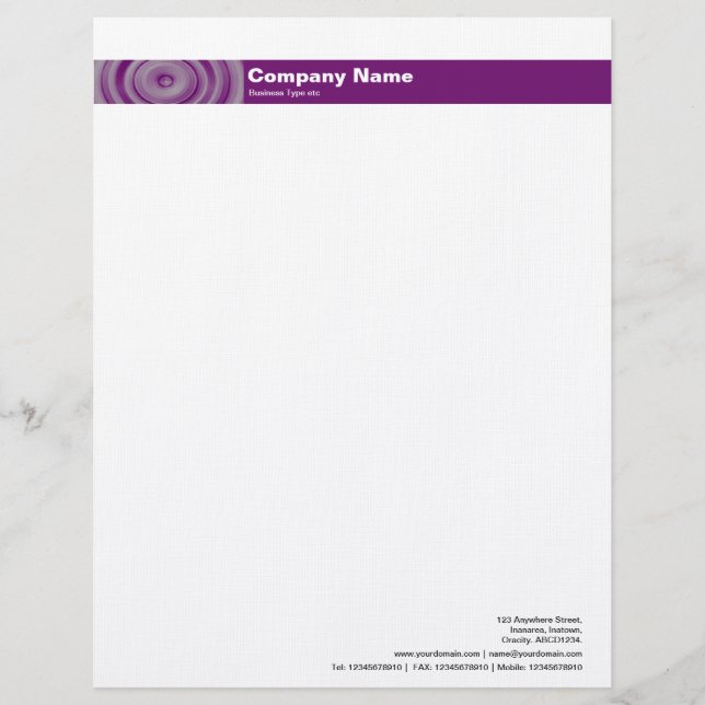 Photo Band v2 - Abstract Wheel 02 Letterhead (Front)