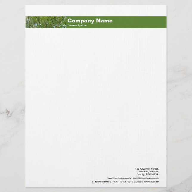 Photo Band v2 - Japanese Maple Letterhead (Front)