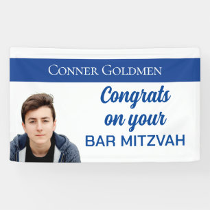Photo Banner! Custom Bar Mitzvah Banner