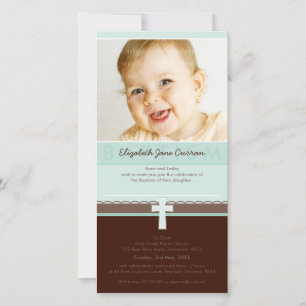PHOTO BAPTISM INVITATIONS :: pure 3