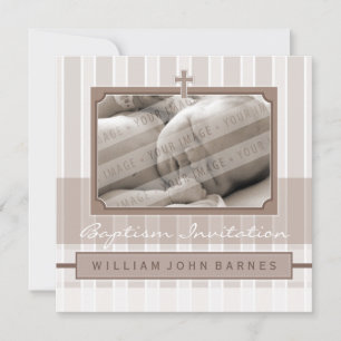 PHOTO BAPTISM INVITES :: stylishly 1SQ