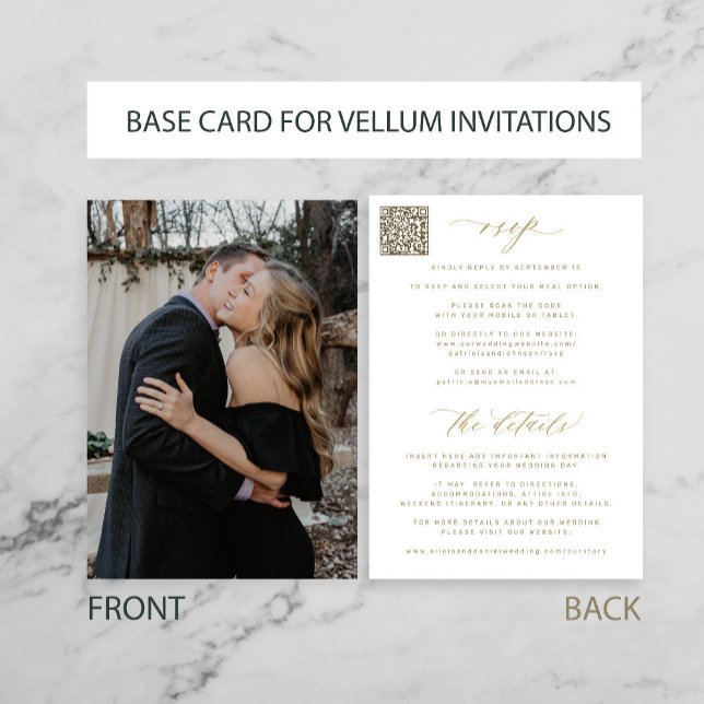 Photo base for vellum all in one QR code wedding Invitation (Creator Uploaded)