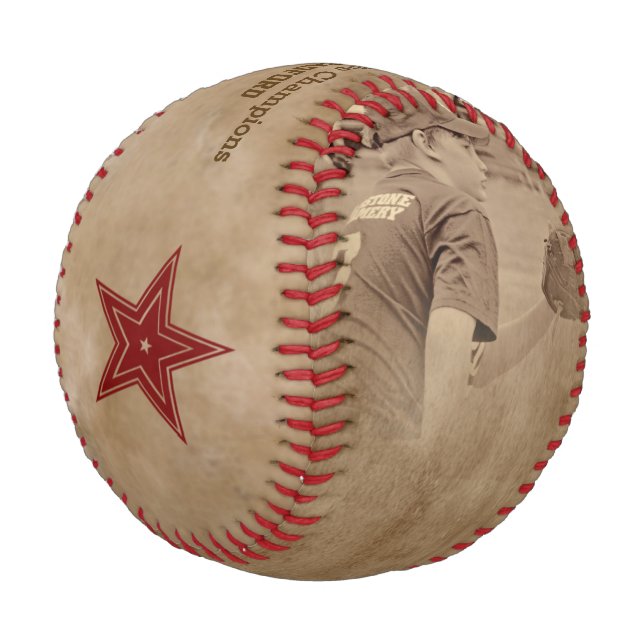 Photo Baseball Sepia Toning - Dirty Beige (Angled)